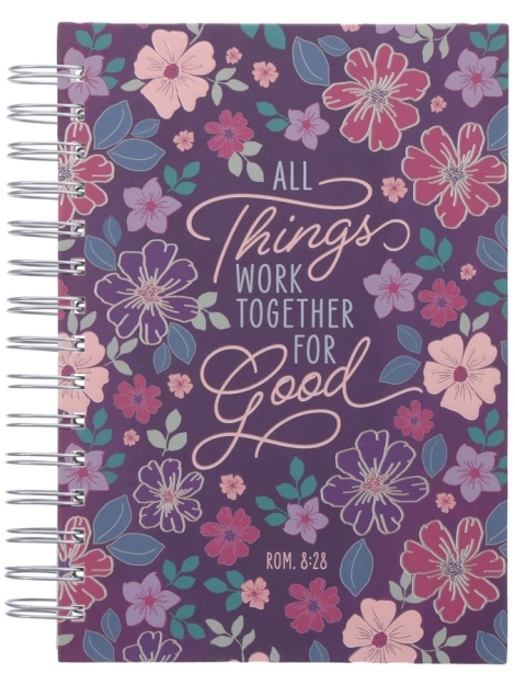 All Things Work Together for Good Hardcover Wirebound Journal