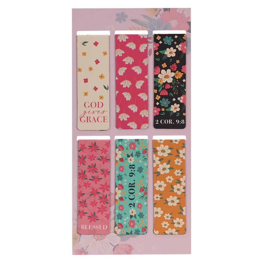 Overflowing Grace Magnetic Bookmarks Set Of 6 - Image 2