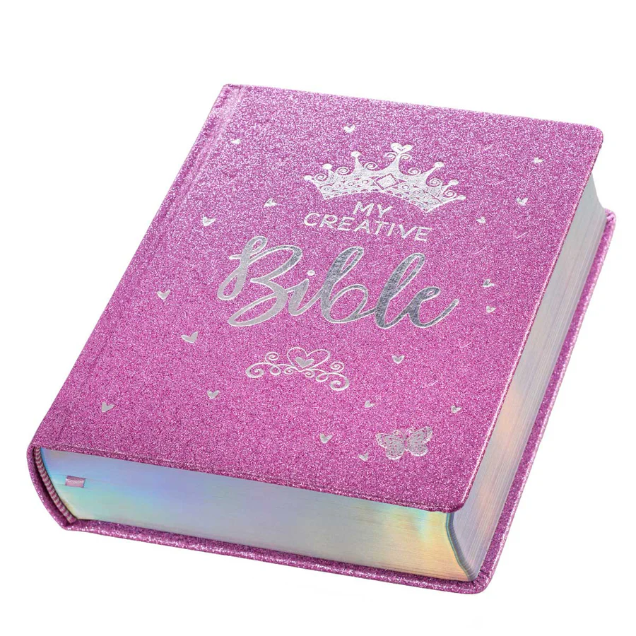 ESV Purple Glitter Hardcover My Creative Bible For Girls - Image 3