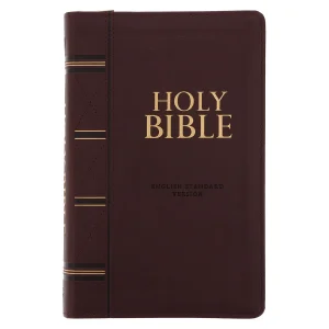 The English Standard Version is an “essentially literal” translation of the Bible in contemporary English. It is ideally suited for personal reading, for public worship, for in-depth study, and for Scripture memorization. ESV Standard Bible is ideal for regular Bible readers, and its extra features and content will help newcomers discover the Bible for themselves and understand it better.  8.25-point type size Product Information Category : ESV - English Standard Version  SKU : 9781776370924  Language : English  Publisher : Christian Art Publishers  Material : Imitation Leather  Color : Brown  Audience : Men  Page Count : 1120  Format : Flexcover  Sub Category : Standard Bible  Preferred Bible Bag Size : Medium Bible Bag  Size : 235 mm x 155 mm x 34 mm