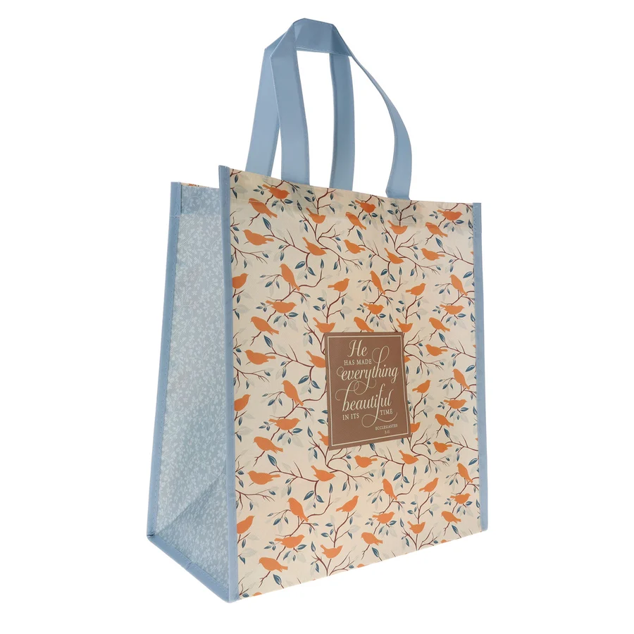 He Has Made Everything Beautiful in Its Time Non-Woven Tote Bag - Image 3