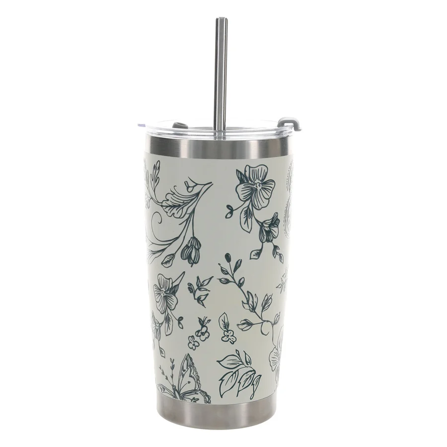 Travel Mug - Hope and a Future (Stainless Steel, with Straw) - Image 3