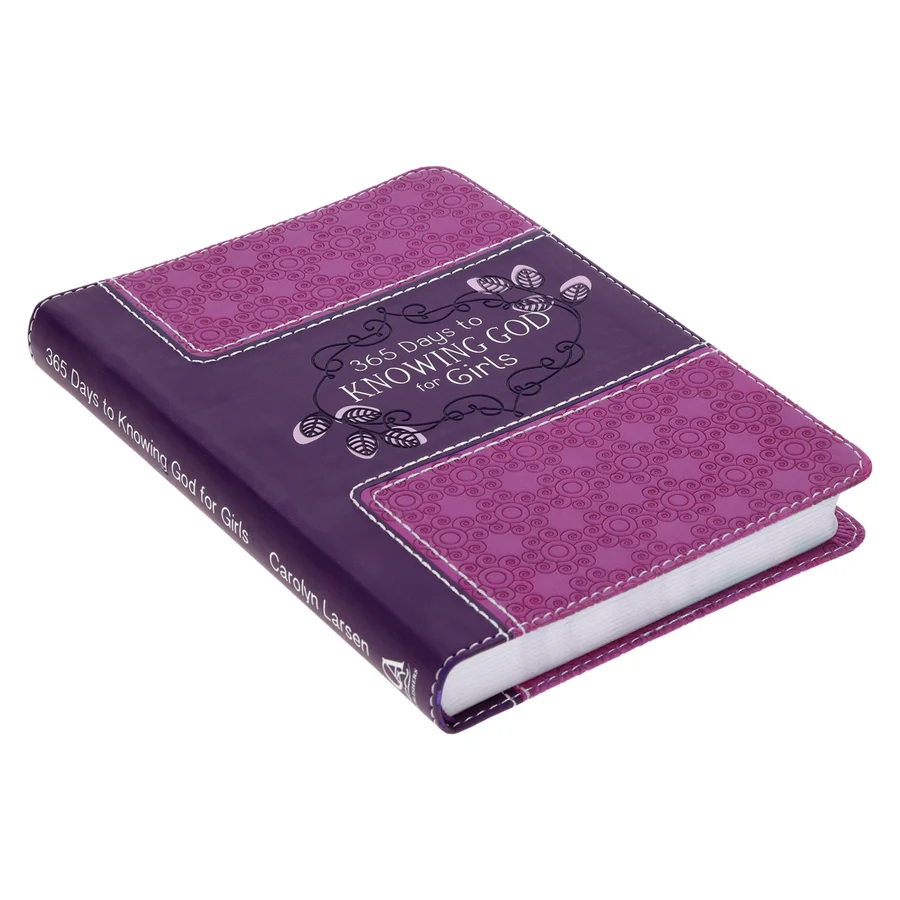 365 Days To Knowing God For Girls Faux Leather - Image 3